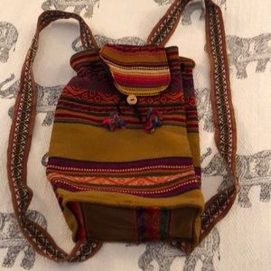 BNWT Peruvian Inca Handmade Artisans Backpack